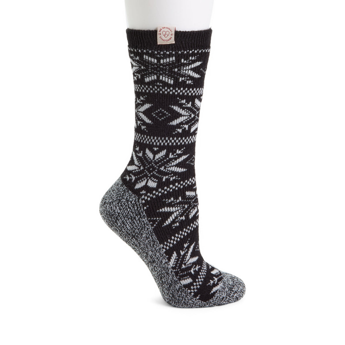 Ladies Star Brushed Heat Sock - US 2958