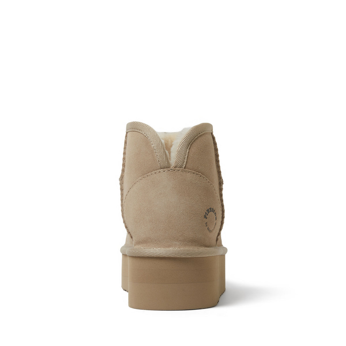 Women's Fireside by Dearfoams Kingston Genuine Shearling Platform Bootie - US 2280