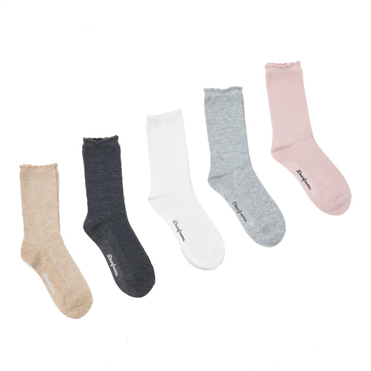 Women's Crew Socks 5 Pack - US 0891
