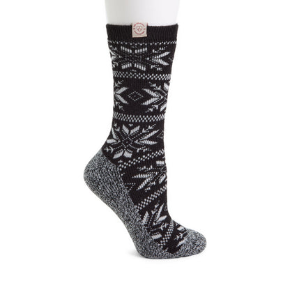 Ladies Star Brushed Heat Sock - US 2958