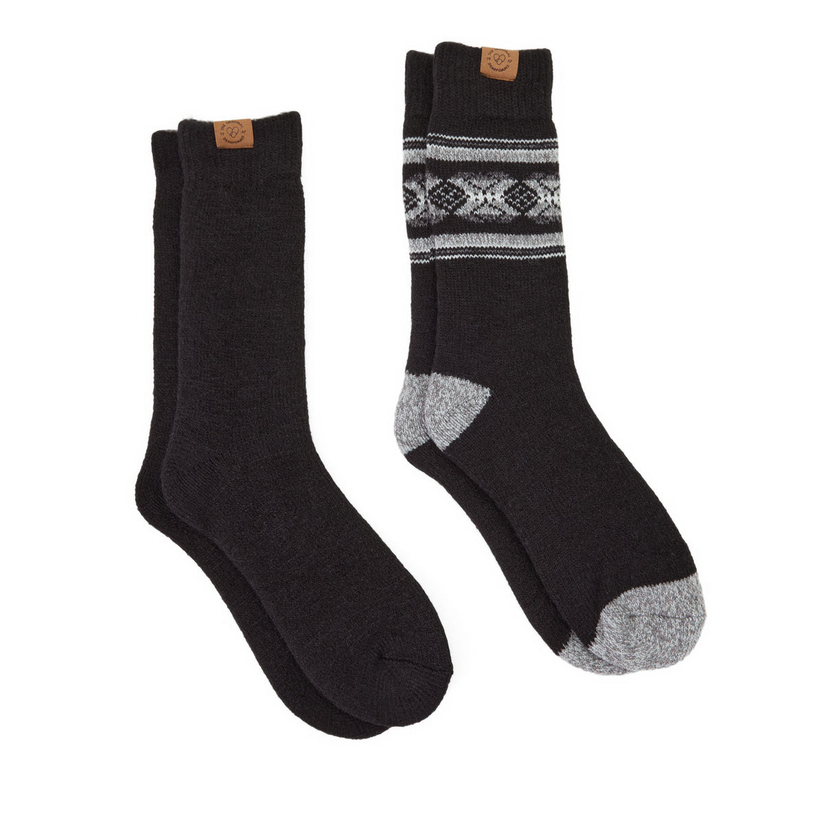 Men's Fair Isle Crew Socks-2 pack - US 4496