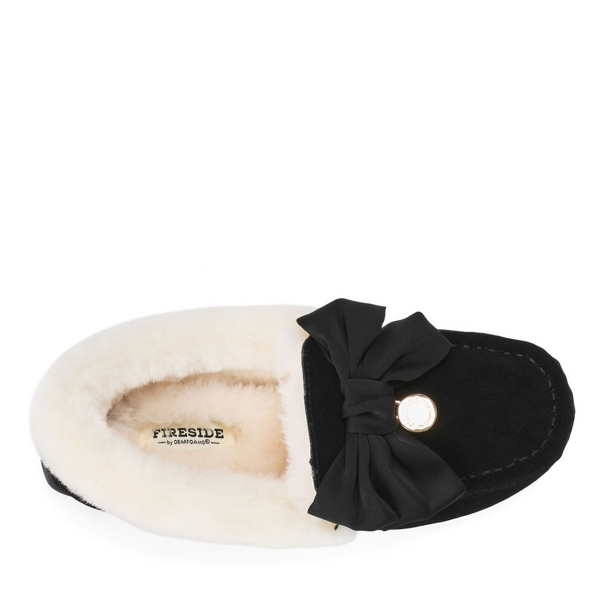 Women's Mel Dream Bow Genuine Shearling Moccasin - US 1219