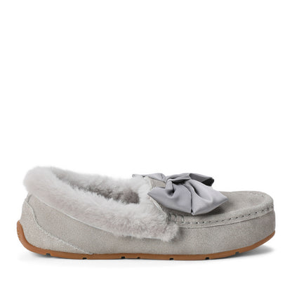 Women's Mel Dream Bow Genuine Shearling Moccasin - US 8590