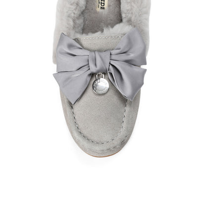 Women's Mel Dream Bow Genuine Shearling Moccasin - US 8590