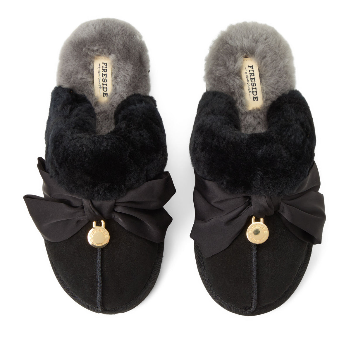 Women's Sydney Dream Bow Genuine Shearling Scuff - US 4778