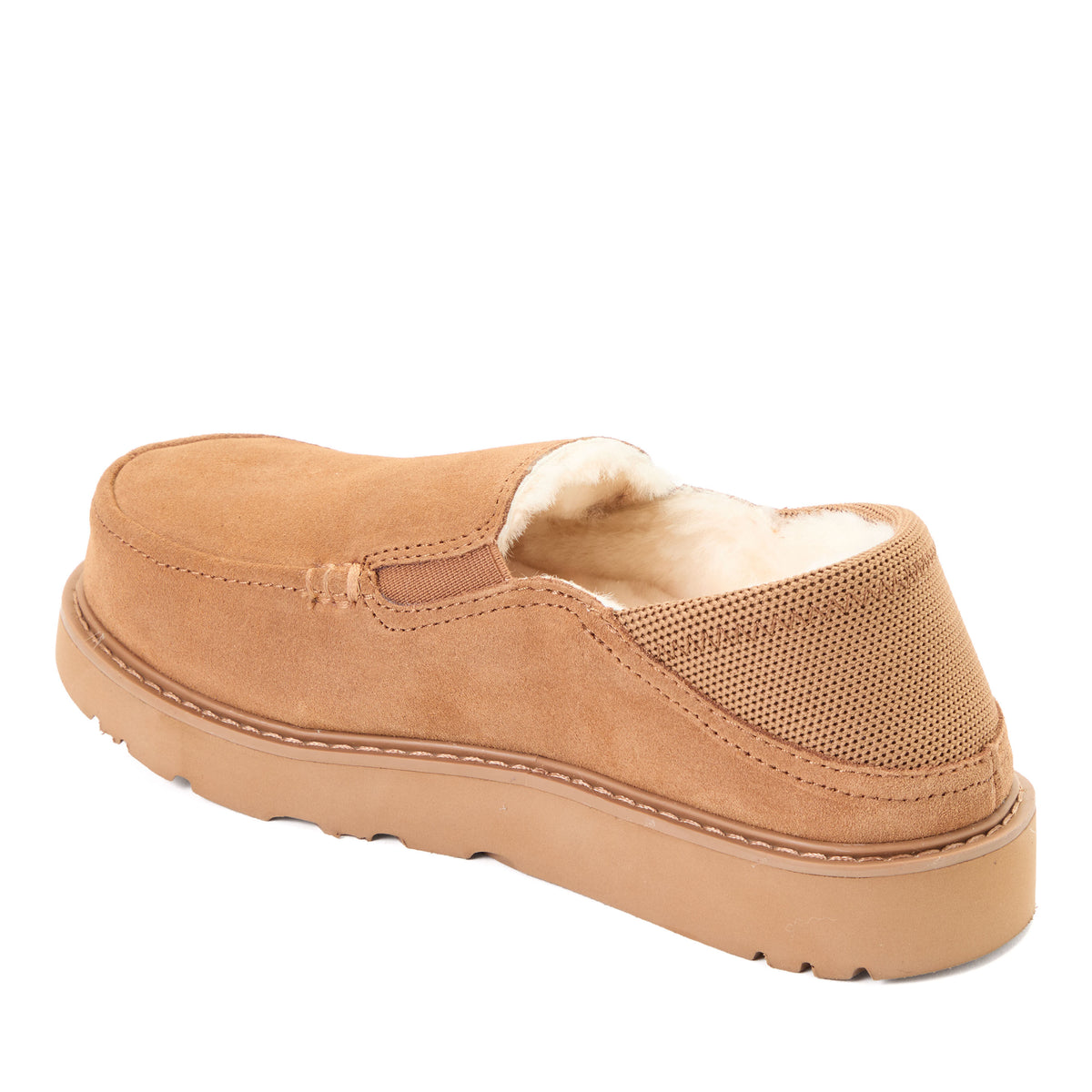 Women's Fireside by Dearfoams Suede Sport Knit Loafer - Water Resistant - US 9963