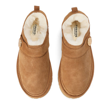 Women's Fireside by Dearfoams Coin Mini Bootie - Water Resistant - US 2297