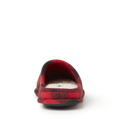 Men's Papa Bear Buffalo Check Clog Slipper - US 2137
