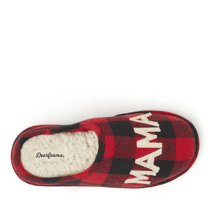 Women's Mama Bear Buffalo Check Clog Slipper - US 2897