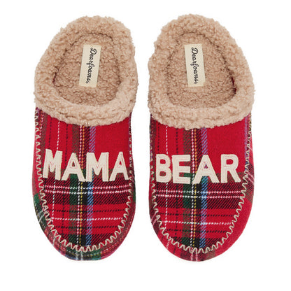 Women's Mama Bear Plaid Clog - US 0173