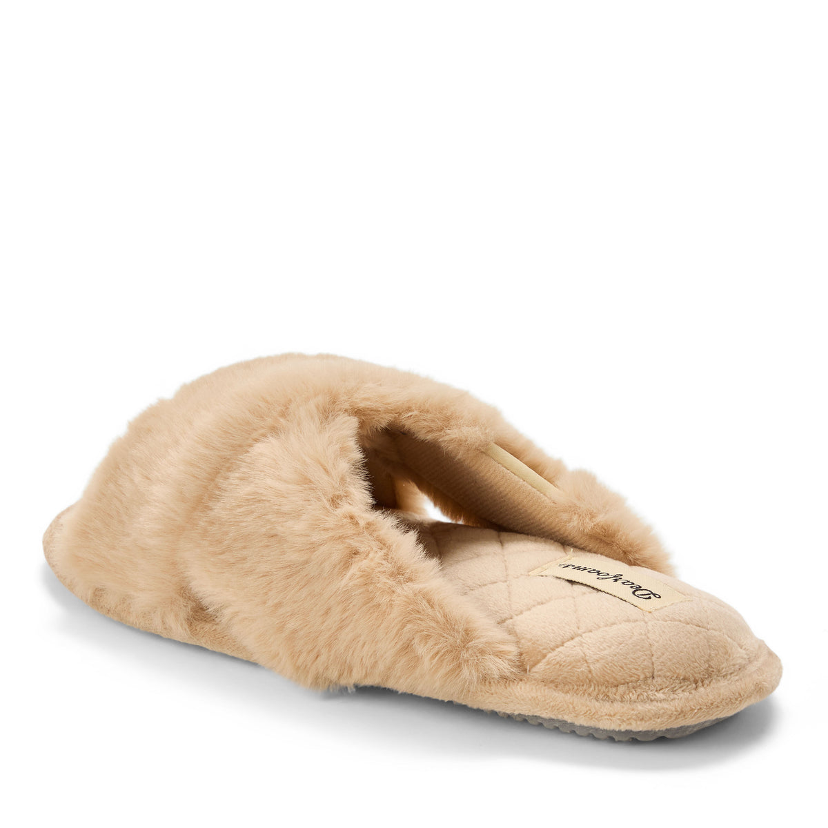 Women's Jessica Furry Crossband Slide Slipper - US 6536