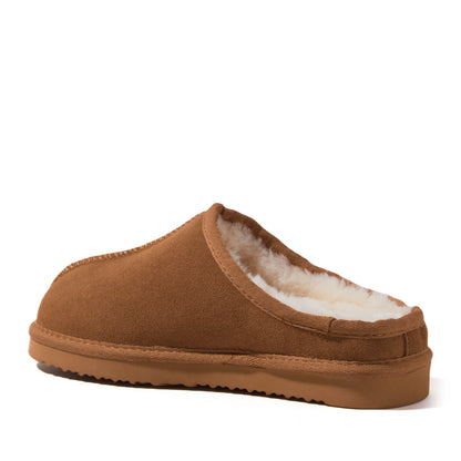 Women's Fireside by Dearfoams Greta Genuine Shearling Clog - Water Resistant - US 3357