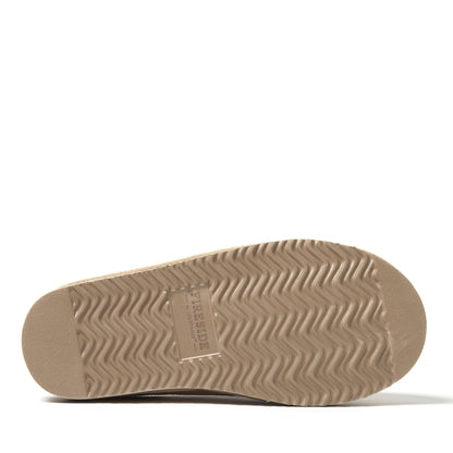 Women's Fireside by Dearfoams Greta Genuine Shearling Clog - Water Resistant - US 8167