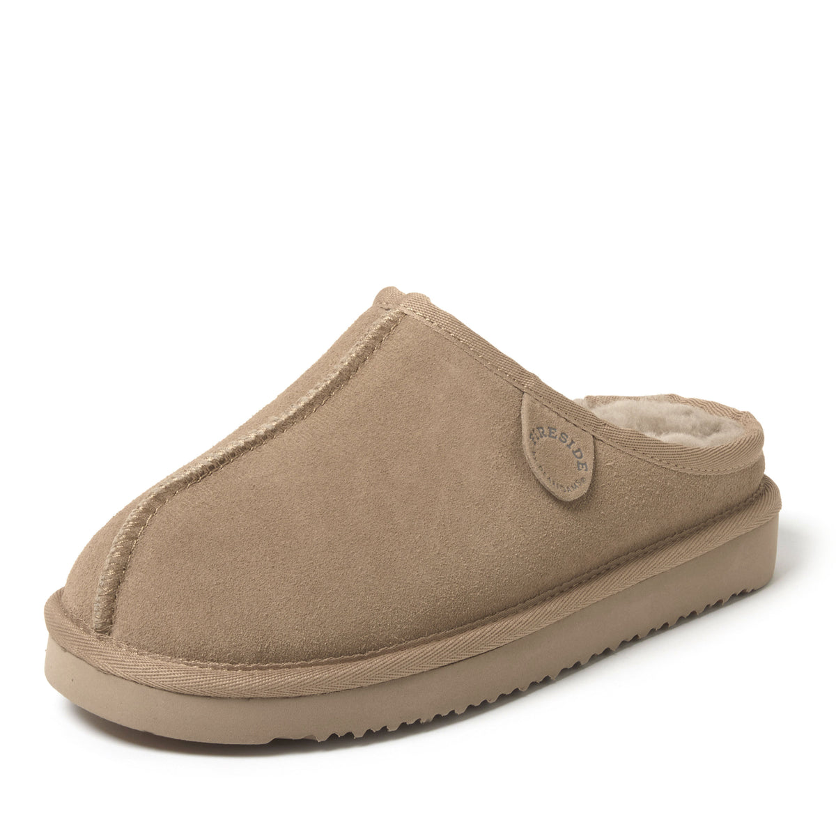 Women's Fireside by Dearfoams Greta Genuine Shearling Clog - Water Resistant - US 8167