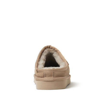 Women's Fireside by Dearfoams Greta Genuine Shearling Clog - Water Resistant - US 4618