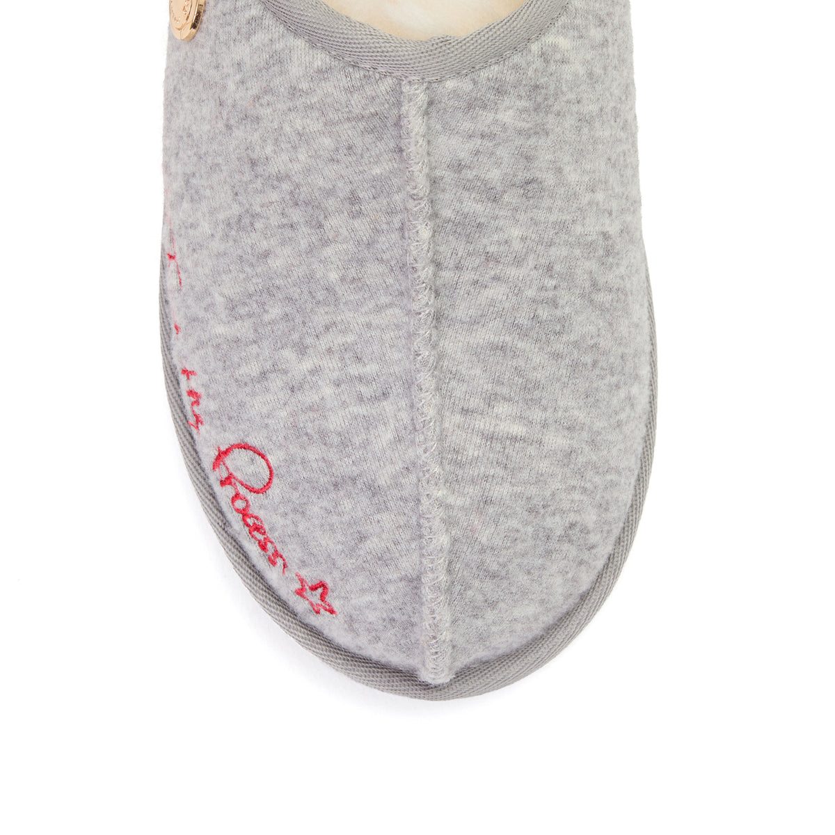 Daniella Karagach’s Women's Fireside Knit Shearling Clog - US 4974