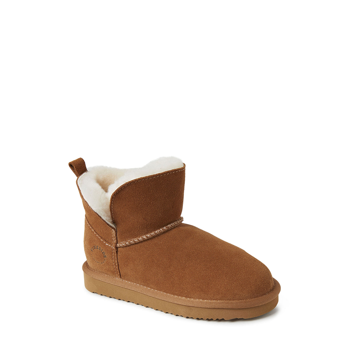 Kid's Fireside by Dearfoams Bunbury Genuine Shearling Boot - US 1209