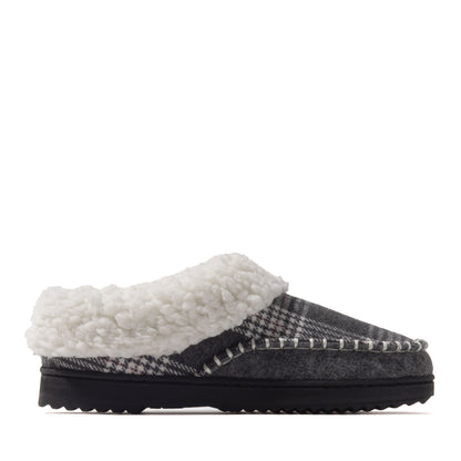 Women's Nyla Felted And Plaid Moc Toe Clog - US 3523