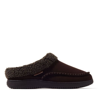 Men's Marshall Microsuede Moc Toe Clog With Berber Cuff - US 8744