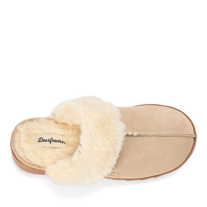 Women's Helena Genuine Suede Scuff With Prayer Seam - US 1866