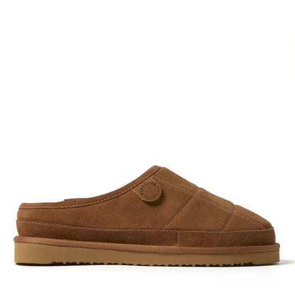 Men's Fireside by Dearfoams Grafton Quilted Genuine Shearling Clog - US 7727