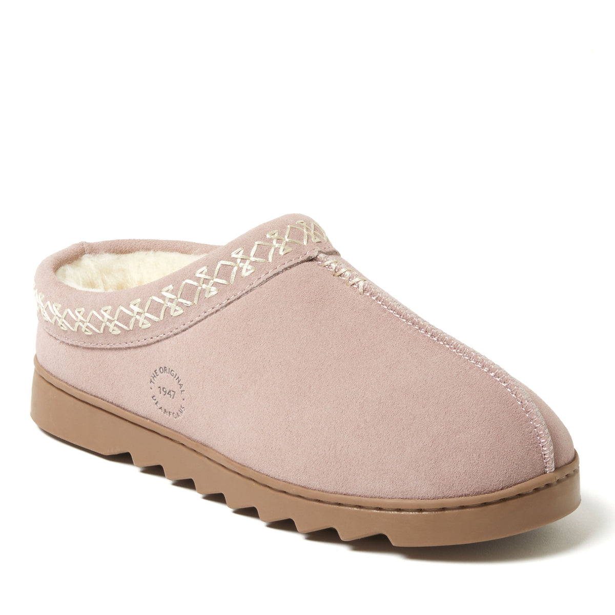 Women's Doreen Genuine Suede Clog with Embroidery - US 7841
