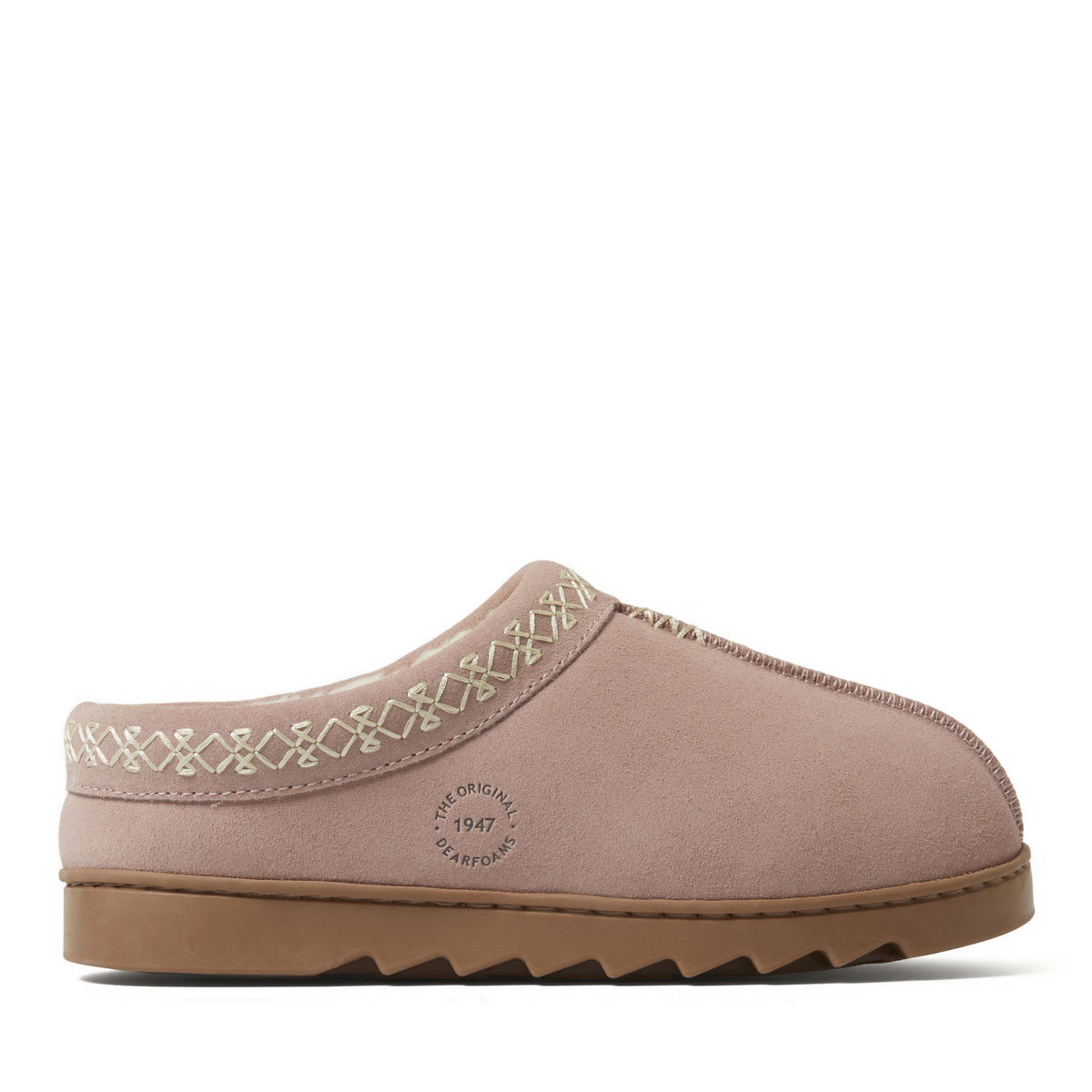Women's Doreen Genuine Suede Clog with Embroidery - US 7841