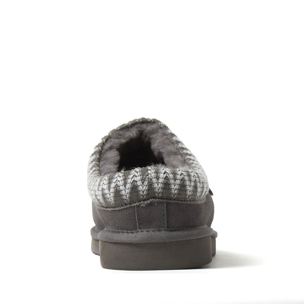 Men's Fireside by Dearfoams Grafton Genuine Shearling Clog With Taping - Water Resistant - US 8878