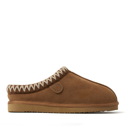 Men's Fireside by Dearfoams Grafton Genuine Shearling Clog With Taping - Water Resistant - US 7003
