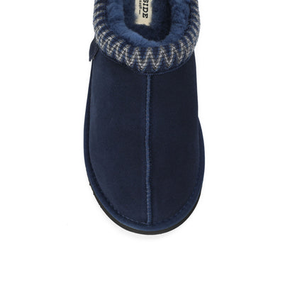 Men's Fireside by Dearfoams Grafton Genuine Shearling Clog With Taping - Water Resistant - US 5861