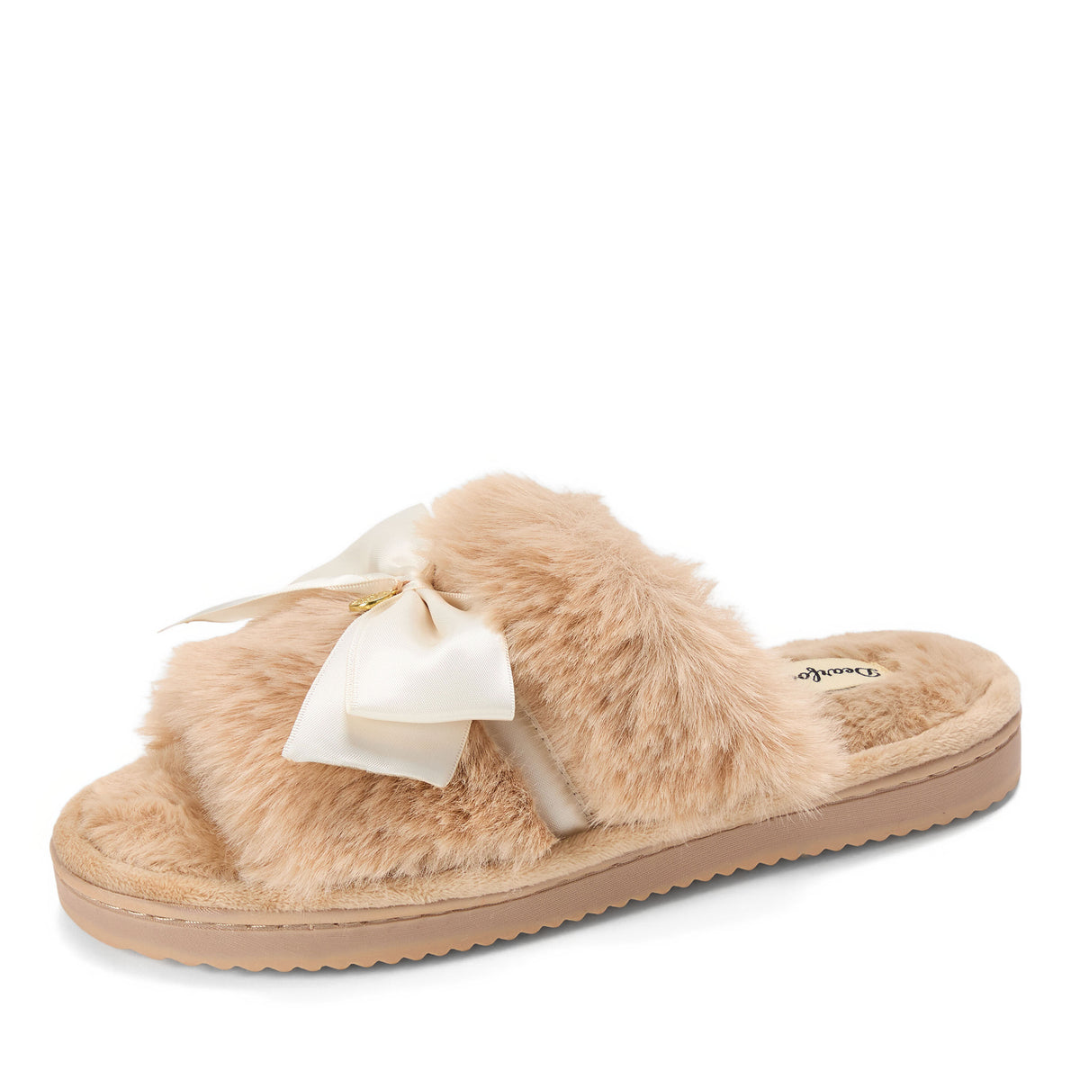 Women's Bianca Pile Slide With Bow - US 1572