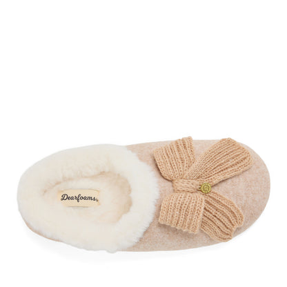 Women's Josie Knit Clog With Bow - US 9934