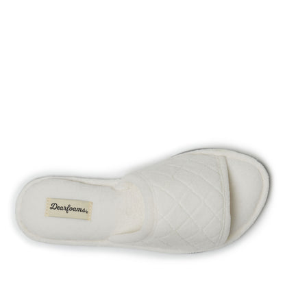 Women's Beatrice Microfiber Terry Slide with Quilted Vamp - US 9883