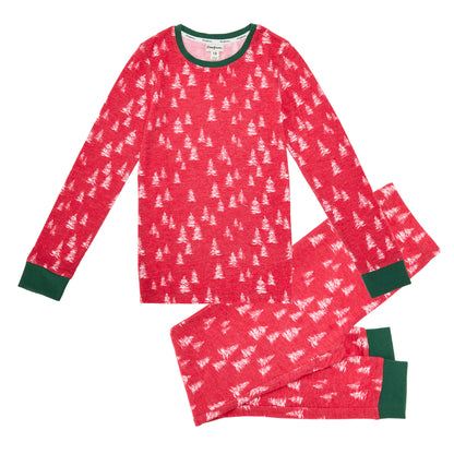 Youth/Toddler Tossed Trees 2 Piece Pajama Set - US 7842