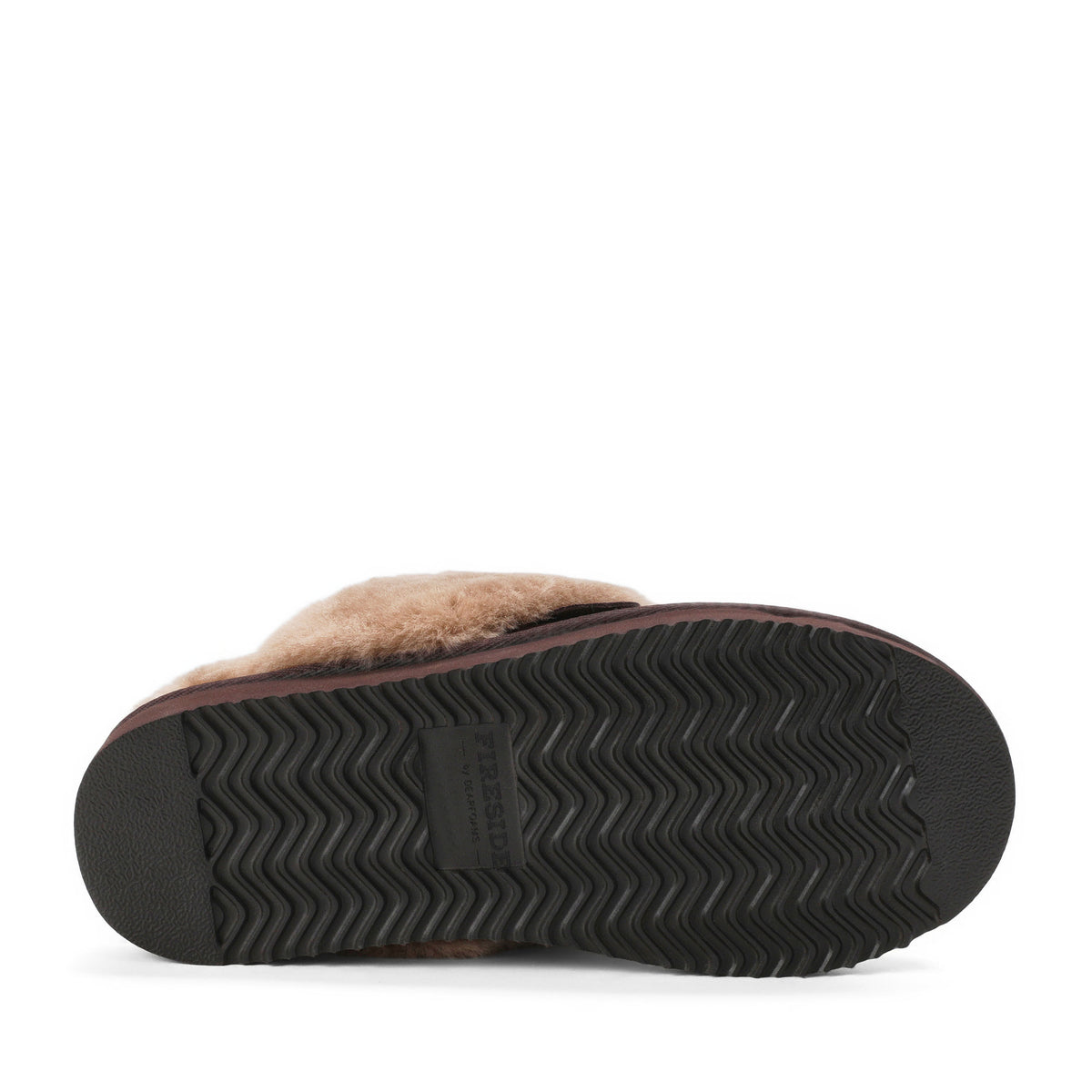Women's Fireside by Dearfoams Sydney Genuine Shearling Scuff Slipper - US 1685