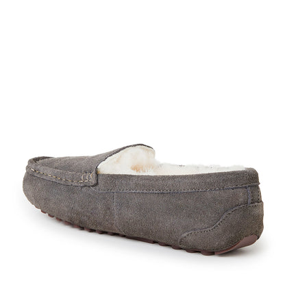 Women's Fireside by Dearfoams Mel Genuine Shearling Moccasin - US 0997