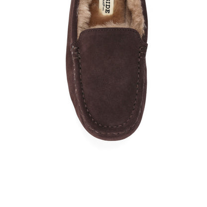 Women's Fireside by Dearfoams Mel Genuine Shearling Moccasin - US 0848