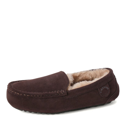 Women's Fireside by Dearfoams Mel Genuine Shearling Moccasin - US 1647