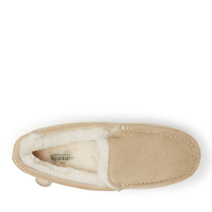 Women's Fireside by Dearfoams Mel Genuine Shearling Moccasin - US 7206