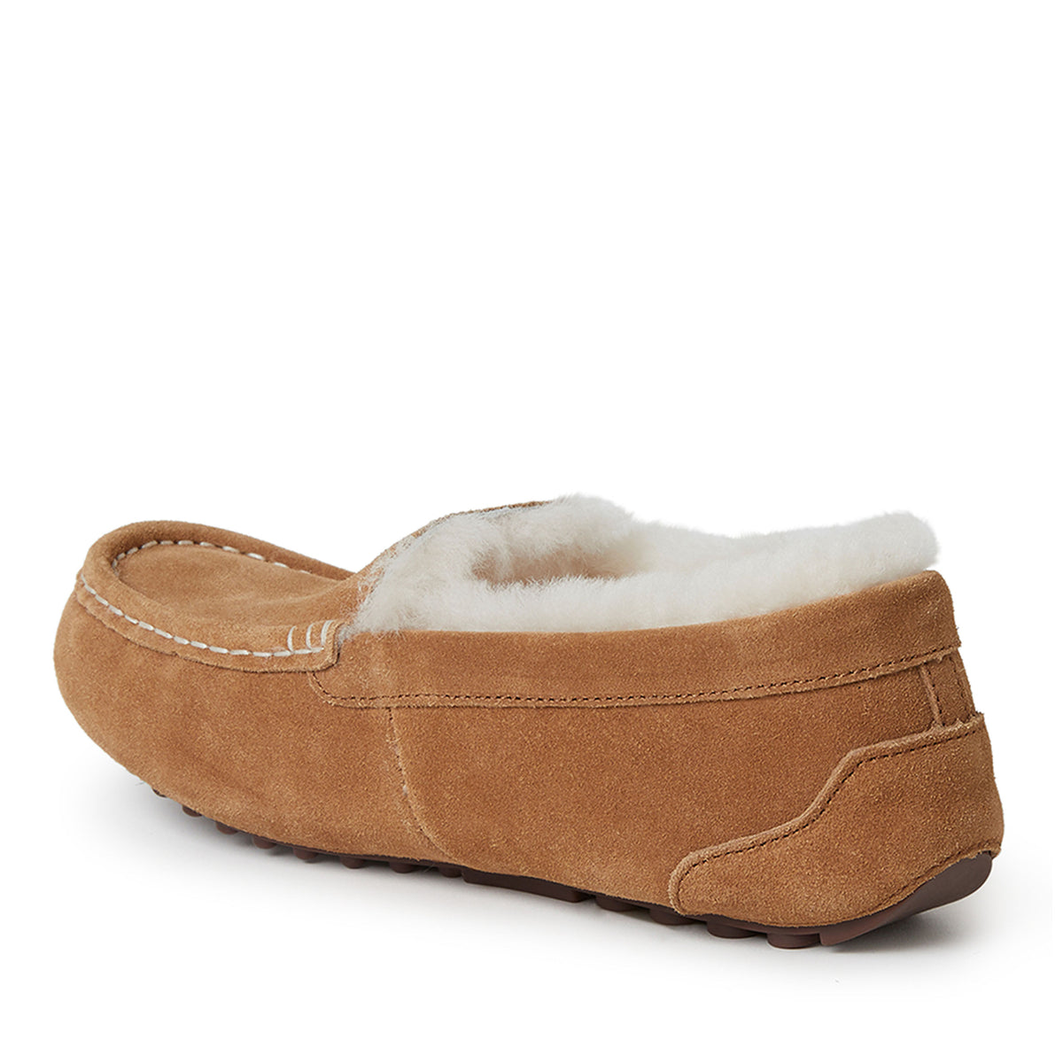 Women's Fireside by Dearfoams Mel Genuine Shearling Moccasin - US 6280