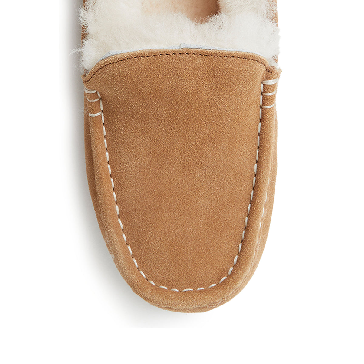 Women's Fireside by Dearfoams Mel Genuine Shearling Moccasin - US 9878