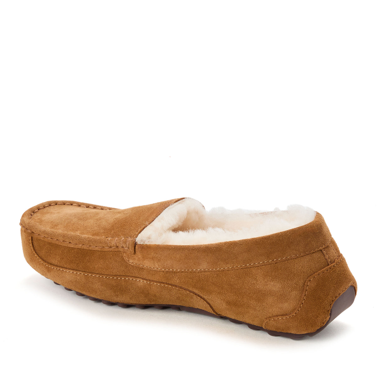 Men's Fireside by Dearfoams Melbourne Genuine Shearling Moccasin Slipper - US 6375