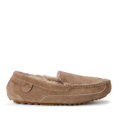 Men's Fireside by Dearfoams Melbourne Genuine Shearling Moccasin Slipper - US 2720