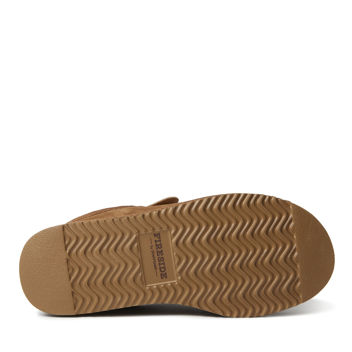 Men's Fireside by Dearfoams Grafton Genuine Shearling Clog Slipper with Woven Accent - US 4676