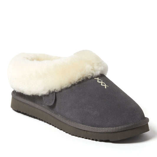 Women's Fireside by Dearfoams Adelaide Genuine Shearling Clog Slipper - Water Resistant - US 4378