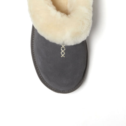 Women's Fireside by Dearfoams Adelaide Genuine Shearling Clog Slipper - Water Resistant - US 4378