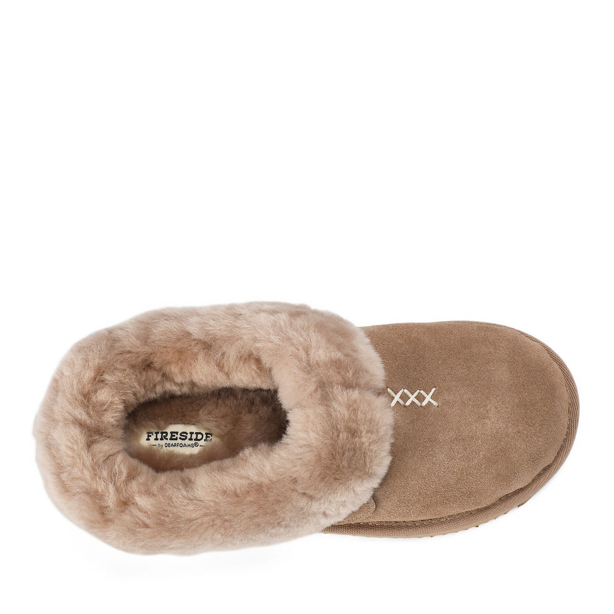 Women's Fireside by Dearfoams Adelaide Genuine Shearling Clog Slipper - Water Resistant - US 7915