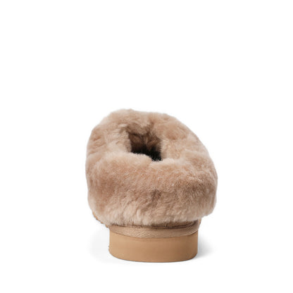 Women's Fireside by Dearfoams Adelaide Genuine Shearling Clog Slipper - Water Resistant - US 7915