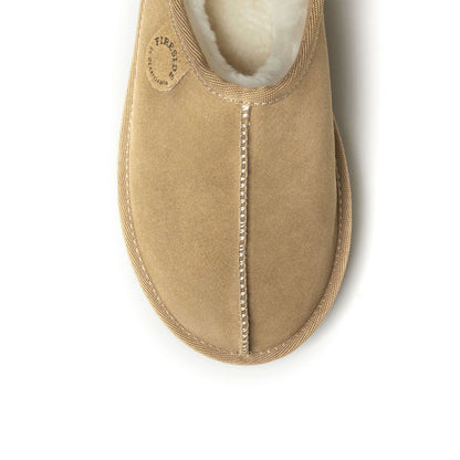 Women's Fireside by Dearfoams Queenstown Platform Genuine Shearling Clog - US 3361