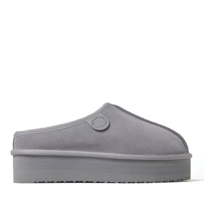 Women's Fireside by Dearfoams Queenstown Platform Genuine Shearling Clog - US 6373